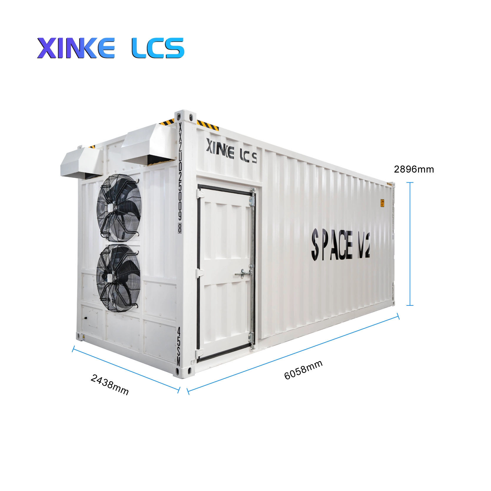 Antminer 水冷服务器 210机位20HQ集装箱散热解决方案